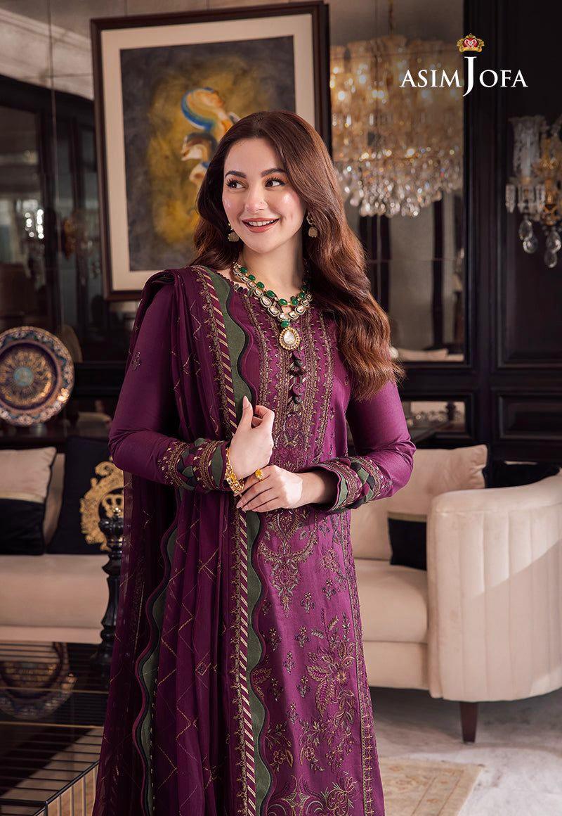 Luxe Summer 3PC Suit | Sequinned Embroidery & Bamber Dupatta (SC-25050045 )