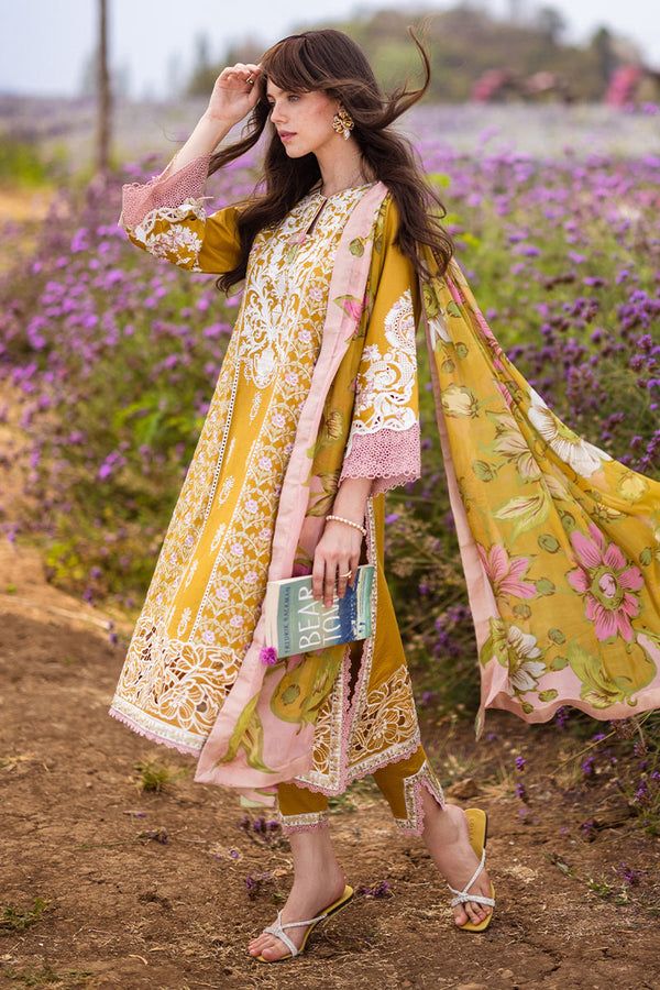3pc Unstitched Lawn Suit