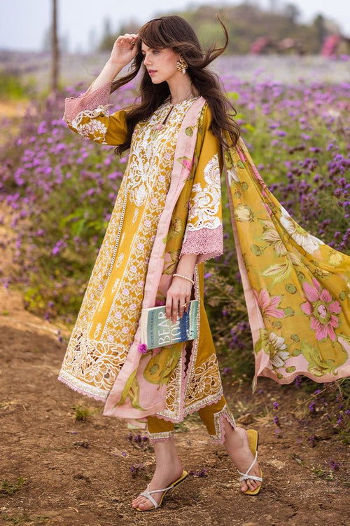 3pc Unstitched Lawn Suit