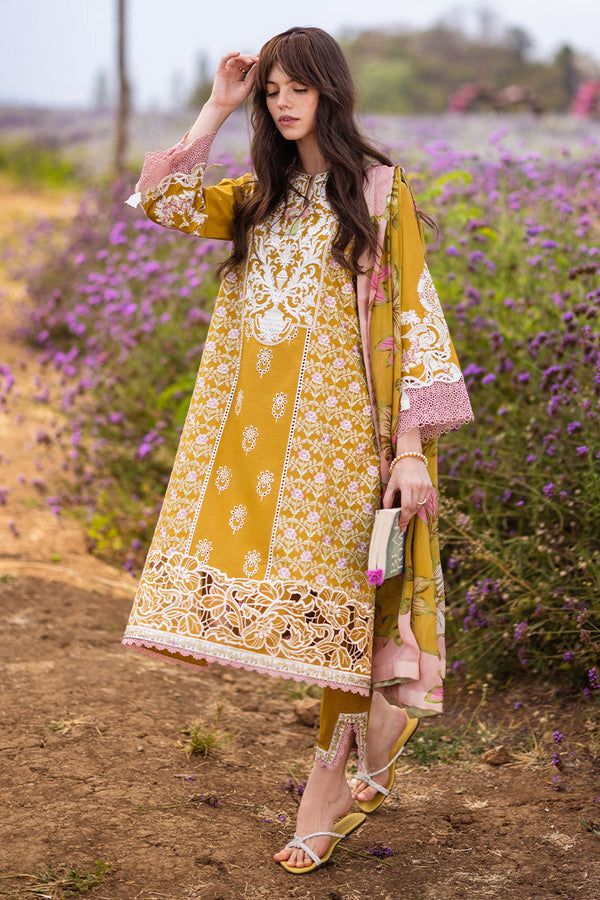 3pc Unstitched Lawn Suit